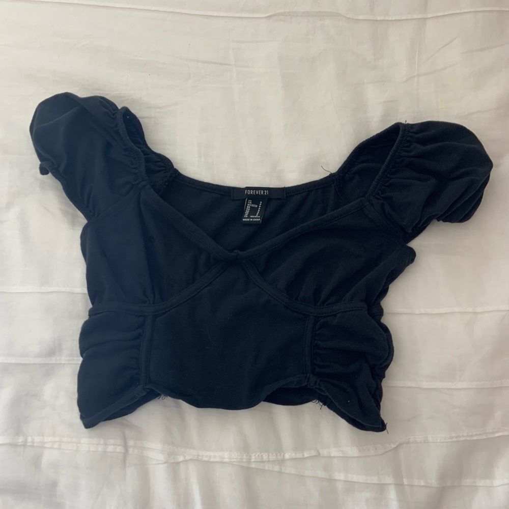 Forever 21 crop top off the shoulder